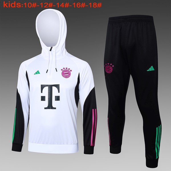 Kinder Hoodies Bayern München 2024 Weiß 2